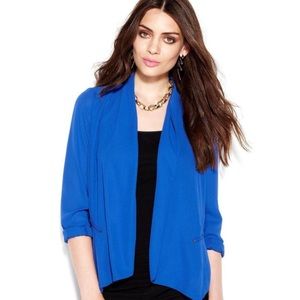 Bar III Women’s Royal Blue Polyester Blazer M
